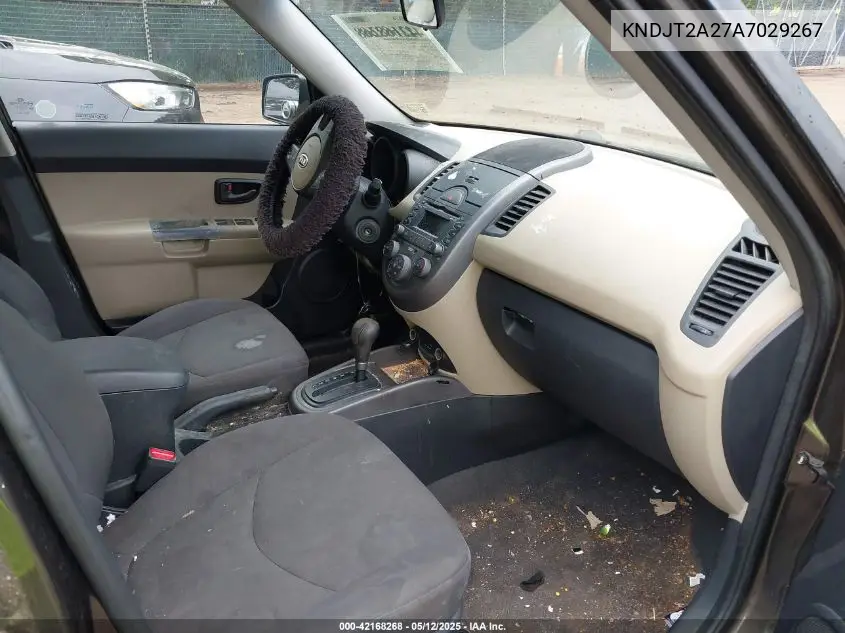 2010 Kia Soul ! VIN: KNDJT2A27A7029267 Lot: 42168268