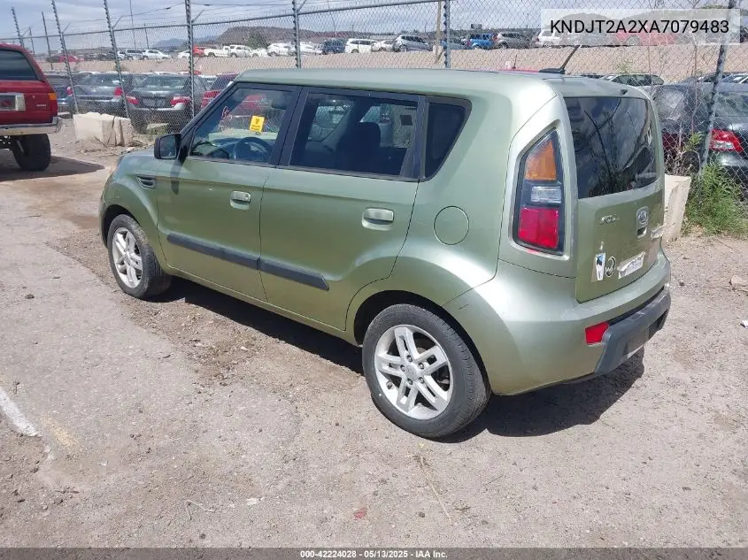 2010 Kia Soul + VIN: KNDJT2A2XA7079483 Lot: 42224028