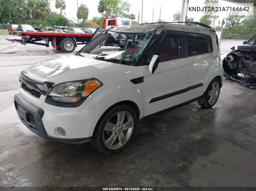 2010 Kia Soul Sport VIN: KNDJT2A21A7166642 Lot: 42245974