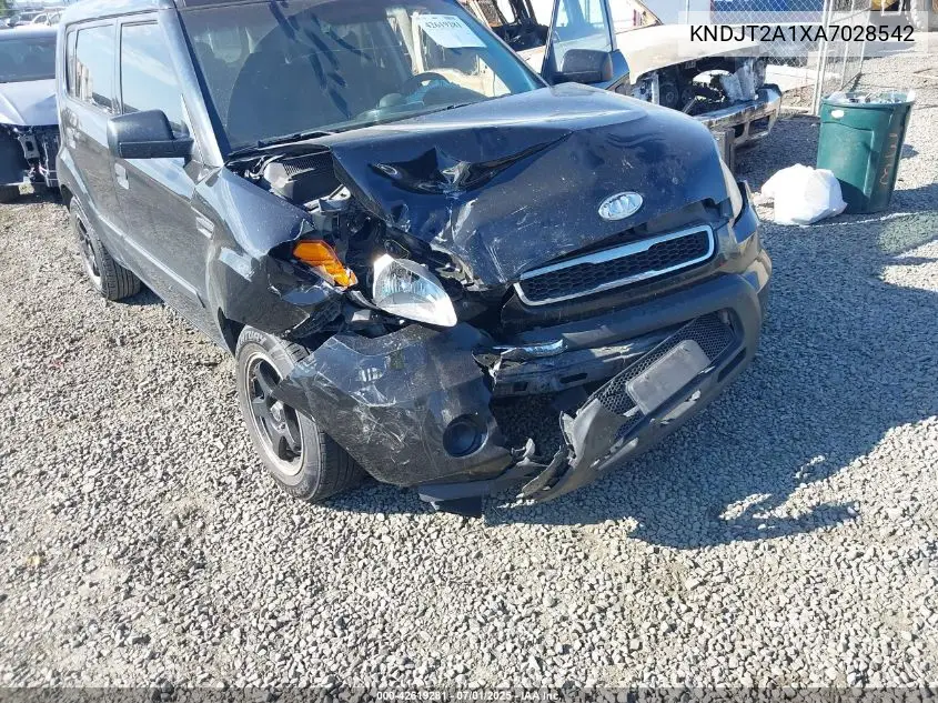 2010 Kia Soul VIN: KNDJT2A1XA7028542 Lot: 42619281