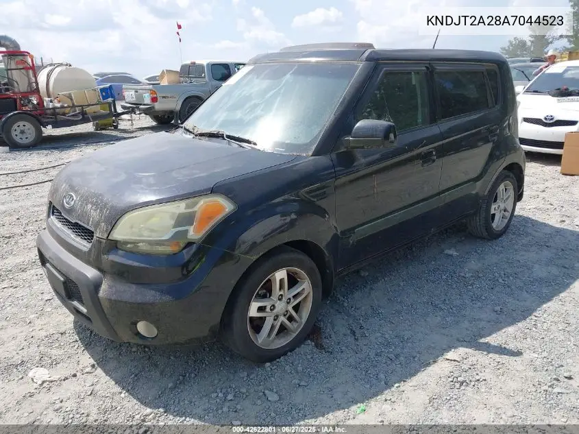 2010 Kia Soul + VIN: KNDJT2A28A7044523 Lot: 42622801