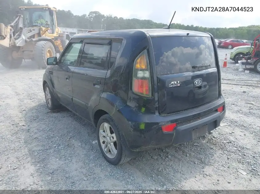 2010 Kia Soul + VIN: KNDJT2A28A7044523 Lot: 42622801