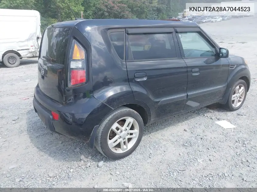 2010 Kia Soul + VIN: KNDJT2A28A7044523 Lot: 42622801