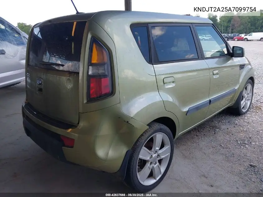 2010 Kia Soul ! VIN: KNDJT2A25A7099754 Lot: 42637666