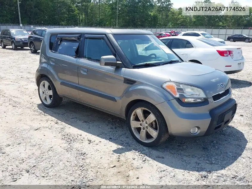 2010 Kia Soul ! VIN: KNDJT2A26A7174526 Lot: 42700615