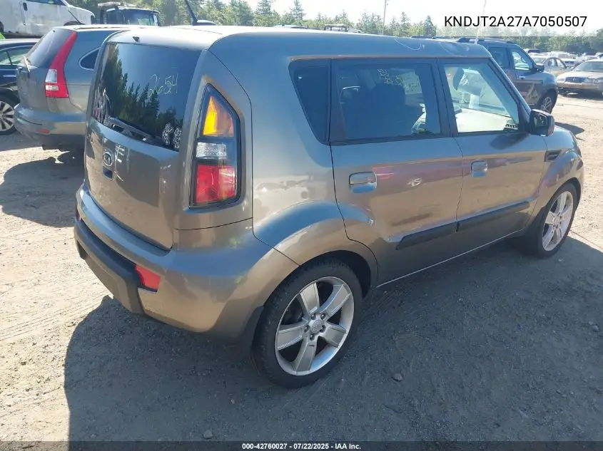 2010 Kia Soul ! VIN: KNDJT2A27A7050507 Lot: 42760027