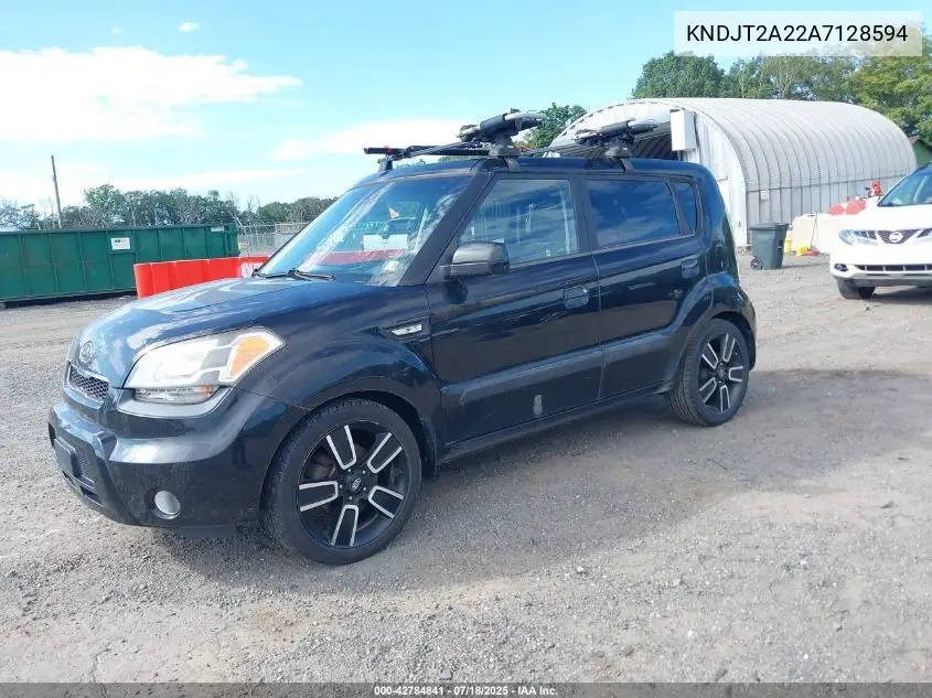 2010 Kia Soul + VIN: KNDJT2A22A7128594 Lot: 42784841