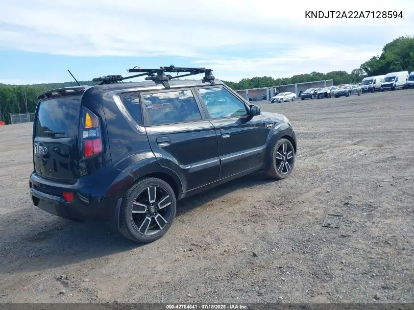2010 Kia Soul + VIN: KNDJT2A22A7128594 Lot: 42784841