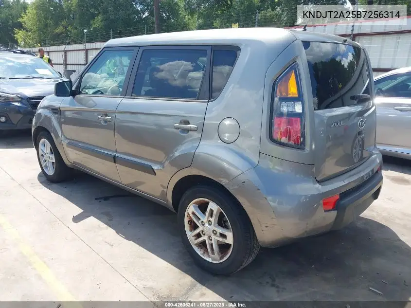 2011 Kia Soul + VIN: KNDJT2A25B7256314 Lot: 42605241