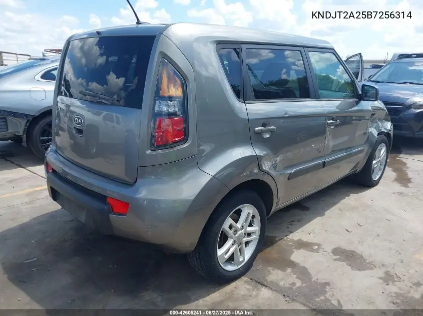2011 Kia Soul + VIN: KNDJT2A25B7256314 Lot: 42605241