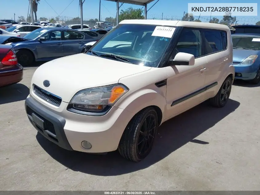 2011 Kia Soul ! VIN: KNDJT2A28B7718235 Lot: 42633121