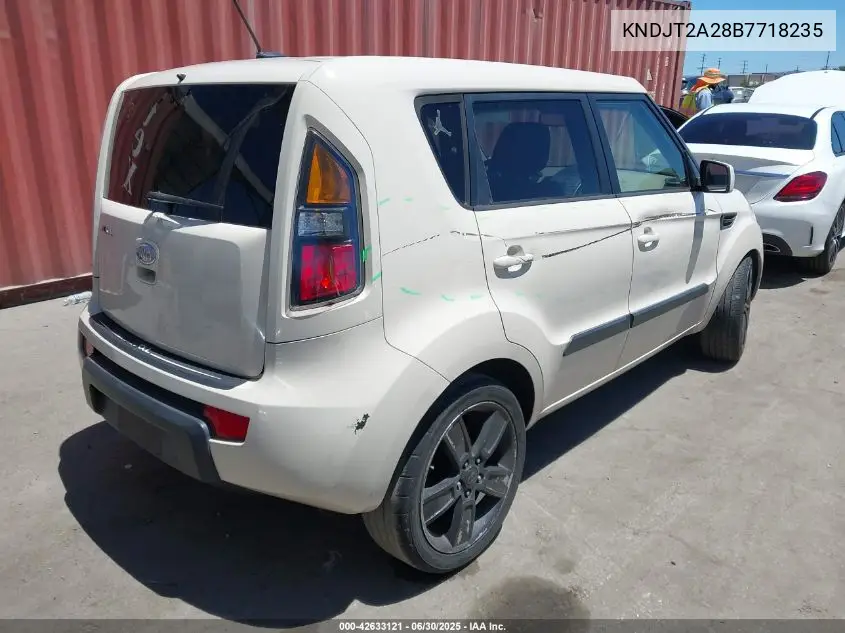 2011 Kia Soul ! VIN: KNDJT2A28B7718235 Lot: 42633121