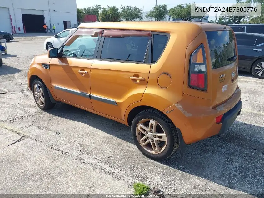 2011 Kia Soul +/!/Sport VIN: KNDJT2A24B7305776 Lot: 42753653