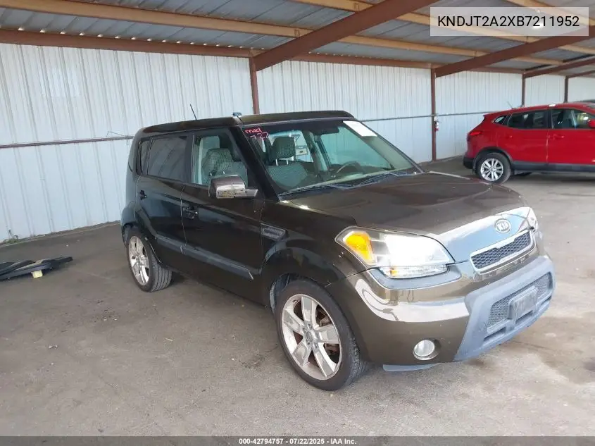 2011 Kia Soul ! VIN: KNDJT2A2XB7211952 Lot: 42794757
