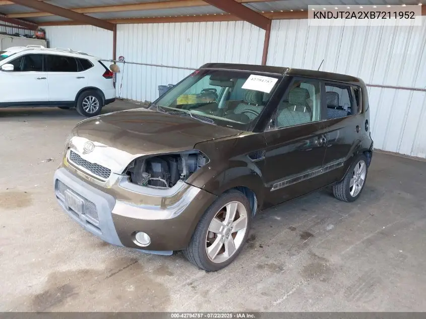 2011 Kia Soul ! VIN: KNDJT2A2XB7211952 Lot: 42794757