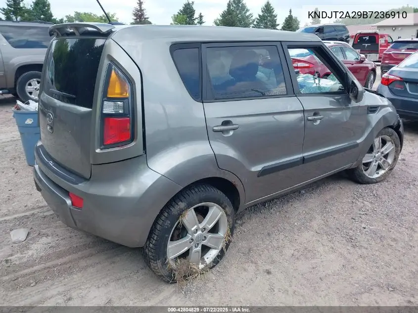 2011 Kia Soul ! VIN: KNDJT2A29B7236910 Lot: 42804829