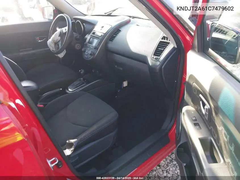 2012 Kia Soul + VIN: KNDJT2A61C7479602 Lot: 42023139