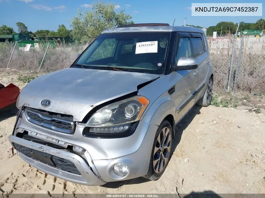 2012 Kia Soul ! VIN: KNDJT2A69C7452387 Lot: 42033107