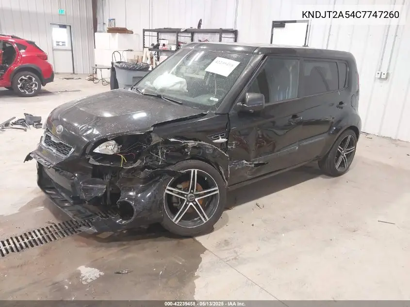 2012 Kia Soul VIN: KNDJT2A54C7747260 Lot: 42239458
