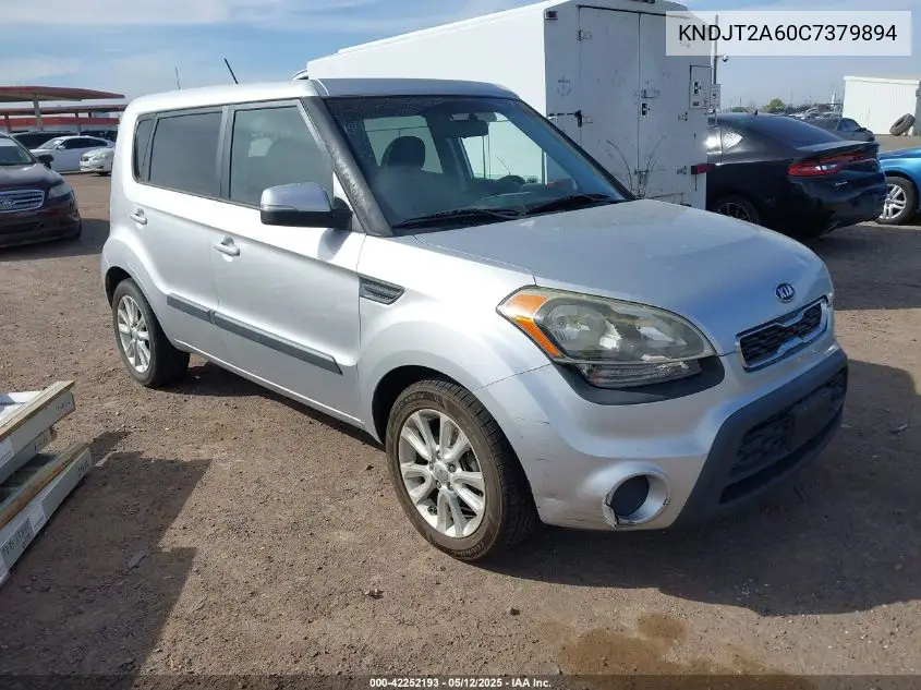 2012 Kia Soul + VIN: KNDJT2A60C7379894 Lot: 42252193