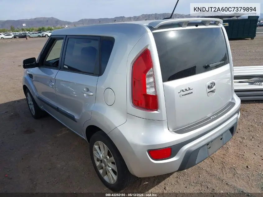 2012 Kia Soul + VIN: KNDJT2A60C7379894 Lot: 42252193