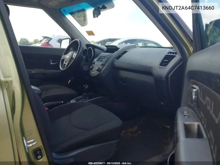 2012 Kia Soul + VIN: KNDJT2A64C7413660 Lot: 42252677