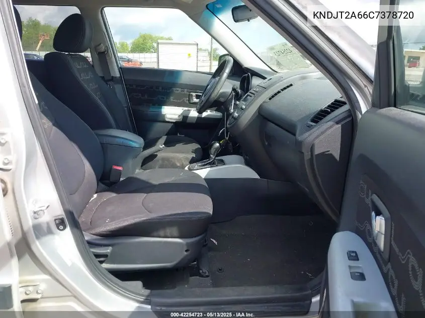 2012 Kia Soul + VIN: KNDJT2A66C7378720 Lot: 42254723