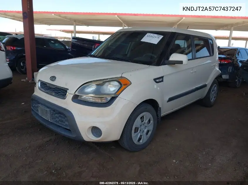 kndjt2a57c7437247 KNDJT2A57C7437247 2012 Kia Soul