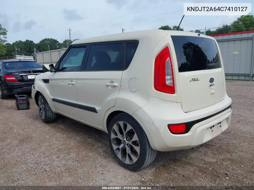2012 Kia Soul ! VIN: KNDJT2A64C7410127 Lot: 42524687