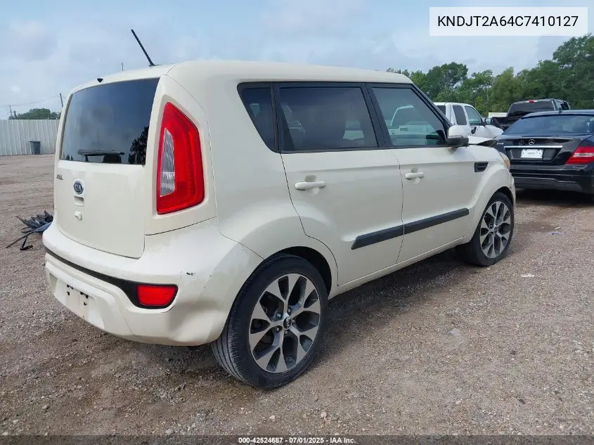 2012 Kia Soul ! VIN: KNDJT2A64C7410127 Lot: 42524687