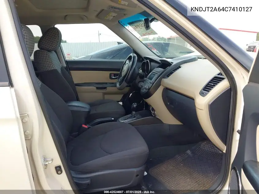 2012 Kia Soul ! VIN: KNDJT2A64C7410127 Lot: 42524687