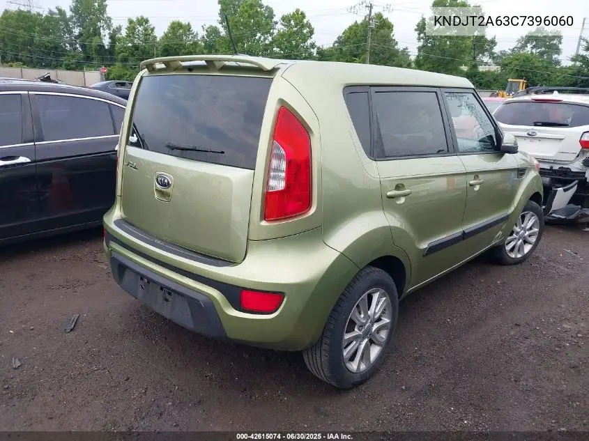 2012 Kia Soul +/!/Sport VIN: KNDJT2A63C7396060 Lot: 42615074