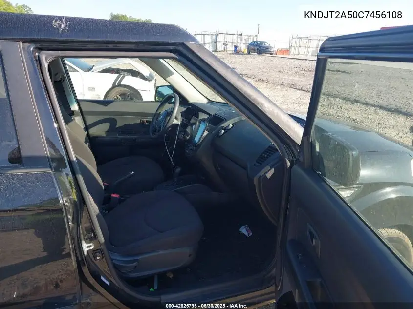 2012 Kia Soul VIN: KNDJT2A50C7456108 Lot: 42625795