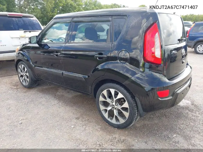 2012 Kia Soul ! VIN: KNDJT2A67C7471407 Lot: 42775827