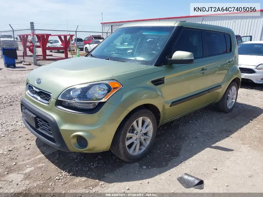 2012 Kia Soul + VIN: KNDJT2A64C7405056 Lot: 42807431