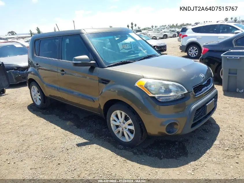 2013 Kia Soul + VIN: KNDJT2A64D7515767 Lot: 42816656