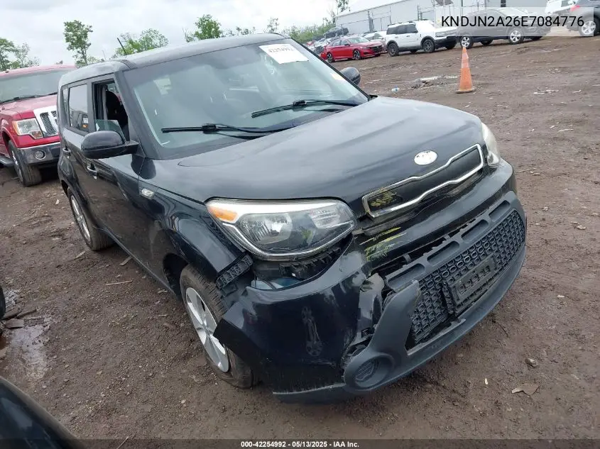 2014 Kia Soul VIN: KNDJN2A26E7084776 Lot: 42254992