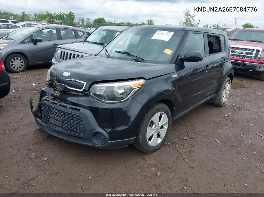 2014 Kia Soul VIN: KNDJN2A26E7084776 Lot: 42254992