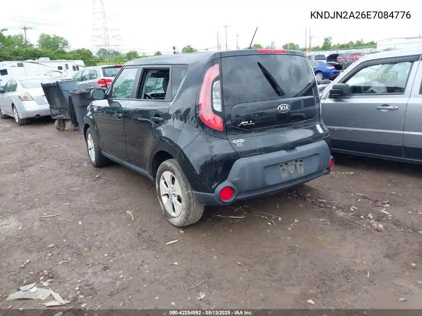 2014 Kia Soul VIN: KNDJN2A26E7084776 Lot: 42254992