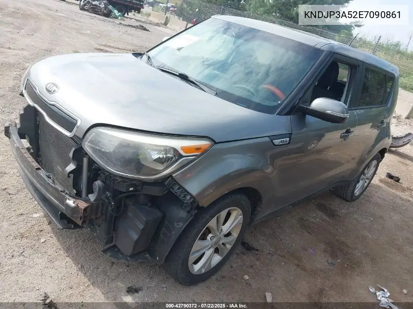 2014 Kia Soul + VIN: KNDJP3A52E7090861 Lot: 42790372
