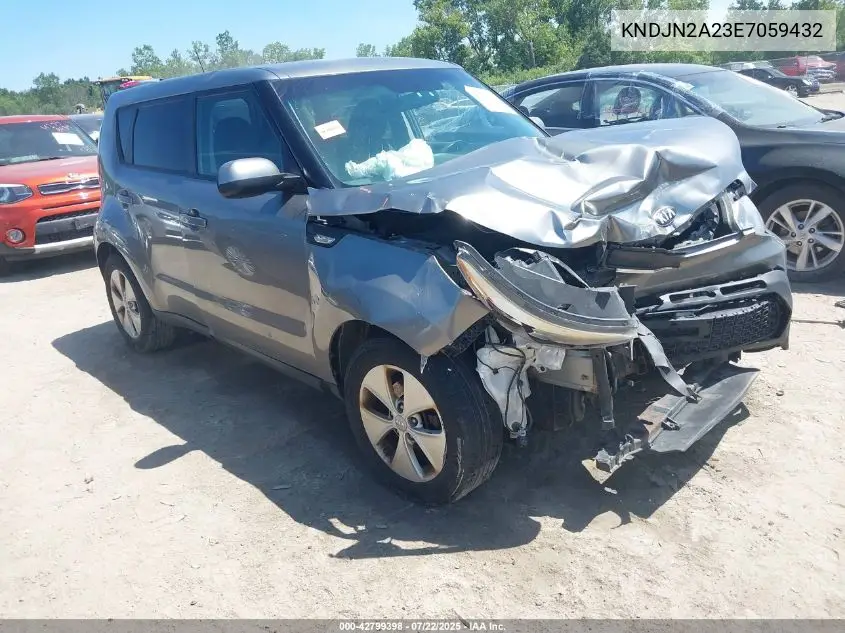 2014 Kia Soul VIN: KNDJN2A23E7059432 Lot: 42799398