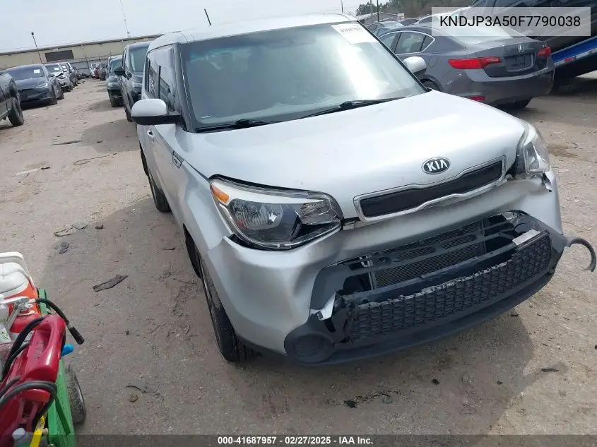 2015 Kia Soul + VIN: KNDJP3A50F7790038 Lot: 41687957
