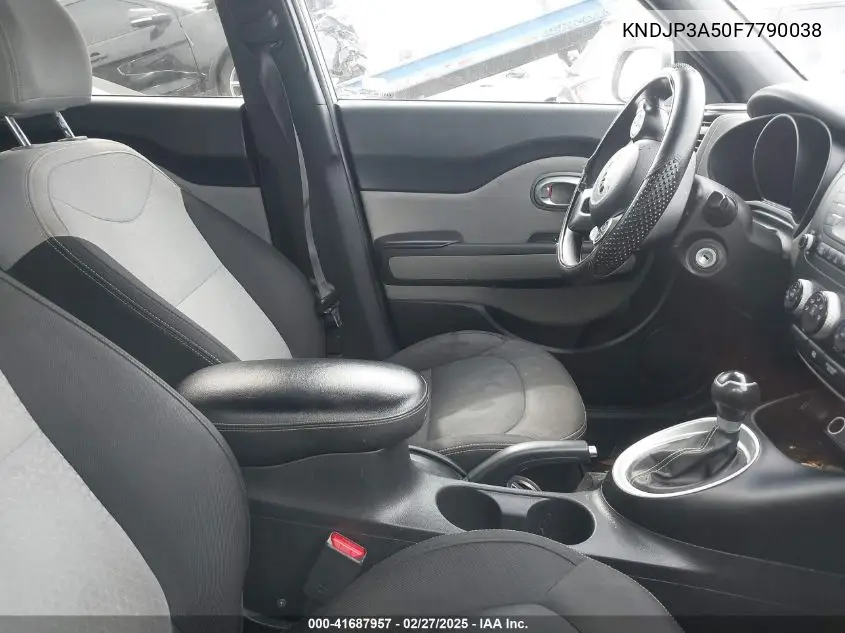 2015 Kia Soul + VIN: KNDJP3A50F7790038 Lot: 41687957