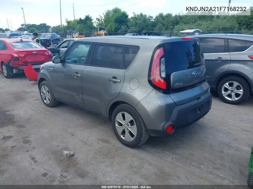 2015 Kia Soul VIN: KNDJN2A21F7168232 Lot: 42570119