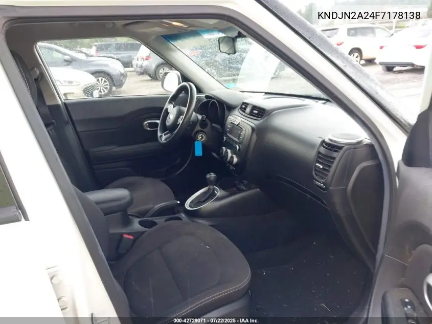 2015 Kia Soul VIN: KNDJN2A24F7178138 Lot: 42729071