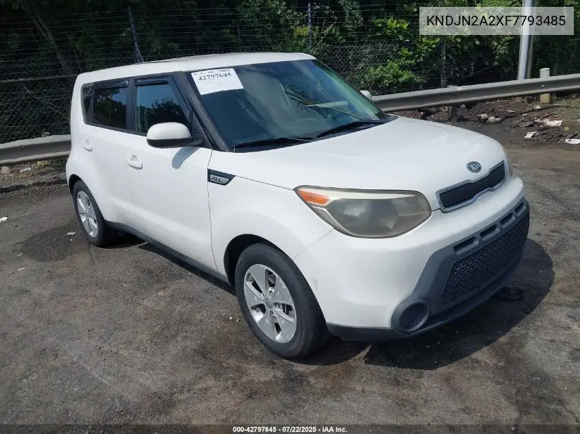 2015 Kia Soul VIN: KNDJN2A2XF7793485 Lot: 42797645