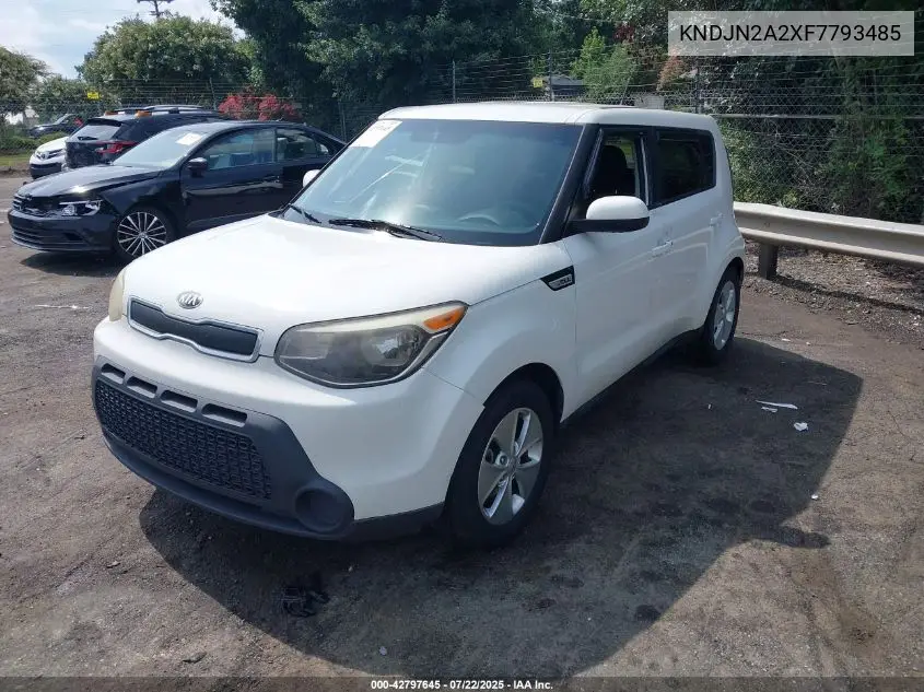 2015 Kia Soul VIN: KNDJN2A2XF7793485 Lot: 42797645