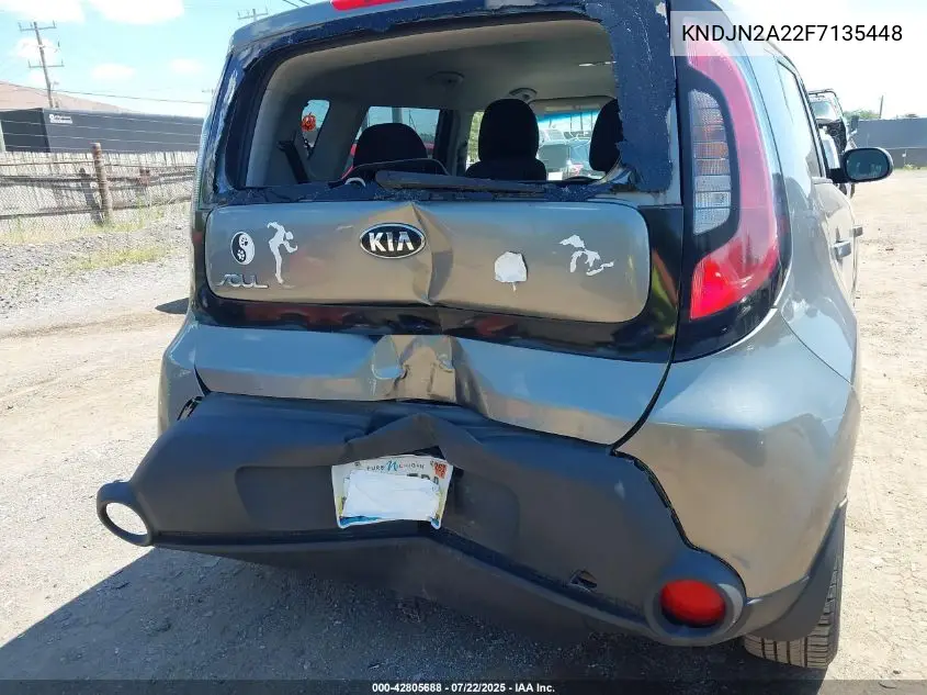 2015 Kia Soul VIN: KNDJN2A22F7135448 Lot: 42805688