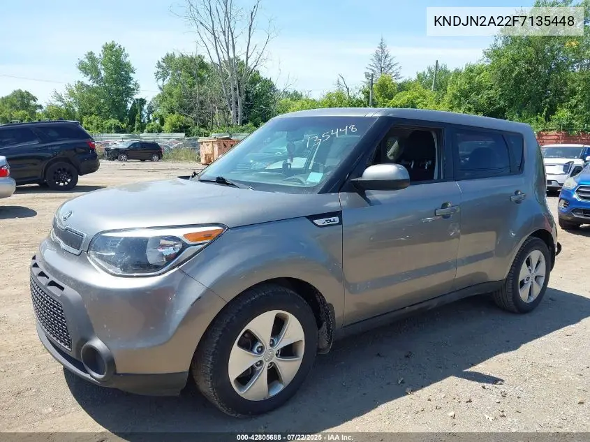 2015 Kia Soul VIN: KNDJN2A22F7135448 Lot: 42805688