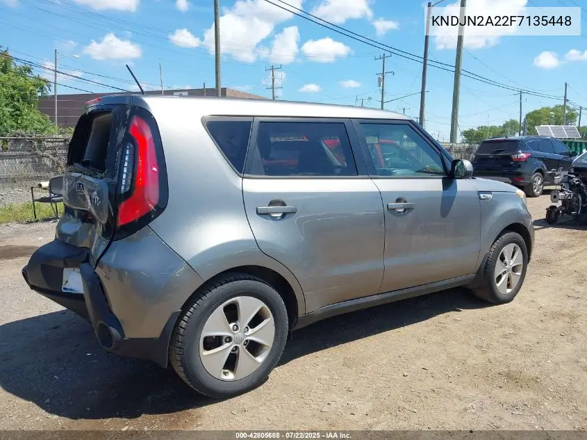 2015 Kia Soul VIN: KNDJN2A22F7135448 Lot: 42805688